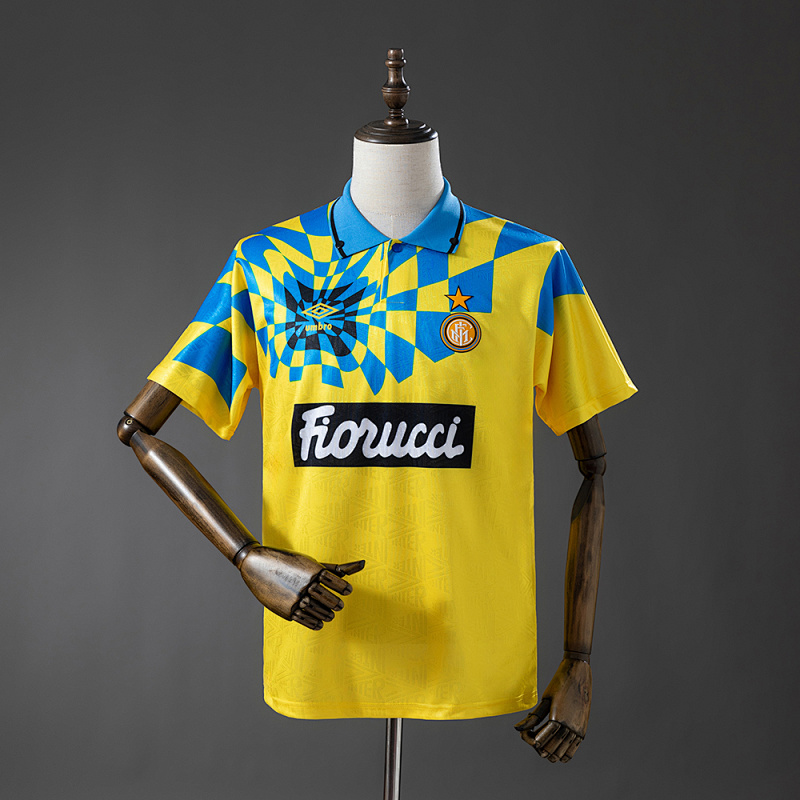 Camiseta retro de visitante del Inter de Milán 92-94, tallas S-XXL